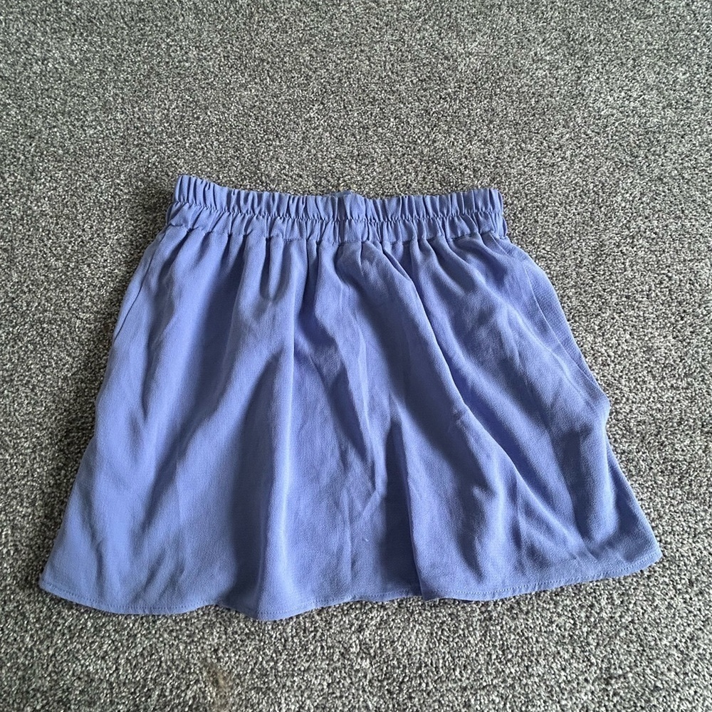 Dynamite Purple-Blue Mini Skirt – Size M - Picture 2 of 3